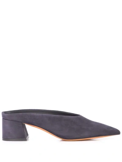 Shop Vince Ralston Mules In Black