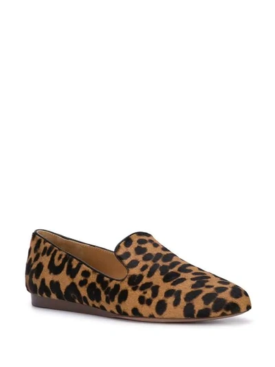 Shop Veronica Beard Loafer Mit Leopardenmuster In Brown