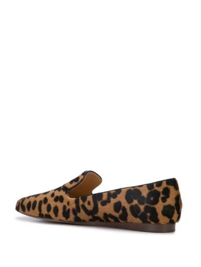 Shop Veronica Beard Loafer Mit Leopardenmuster In Brown