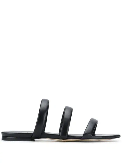 Shop Aeyde Chrissy Sandals In Black