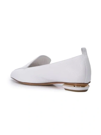 Shop Nicholas Kirkwood Beya Loafers In White