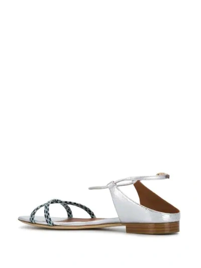 Shop Malone Souliers Darlene Sandals In Blue