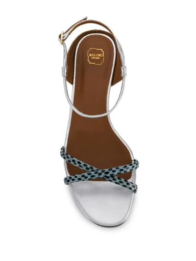 Shop Malone Souliers Darlene Sandals In Blue