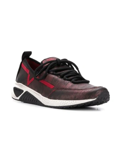 Shop Diesel S-kby Sneakers - Red