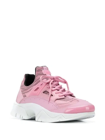 Shop Kenzo Sonic Sneakers In Pink