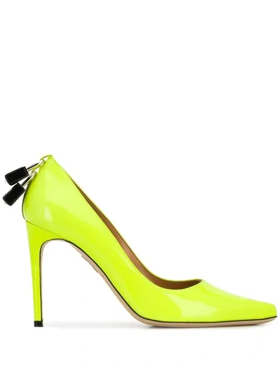 Shop Dsquared2 Lock Pumps In Yellow
