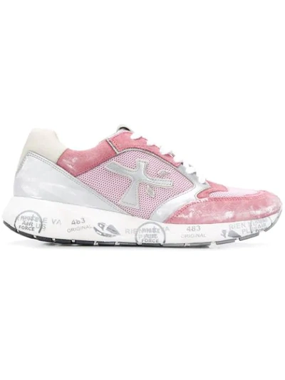Shop Premiata 3710 Low-top Trainers In Pink