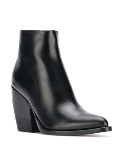 Shop Chloé Rylee Ankle Boots In Black