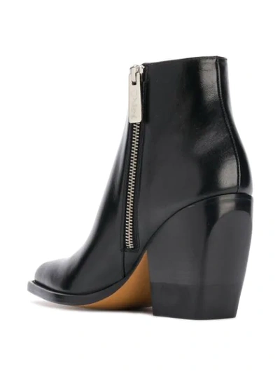 Shop Chloé Rylee Ankle Boots In Black