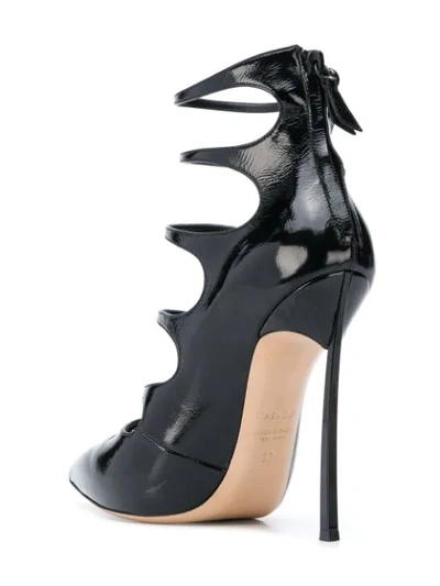 strappy pointed pumps