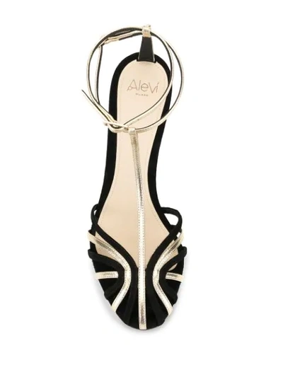 Shop Alevì Pump Sandals In Black