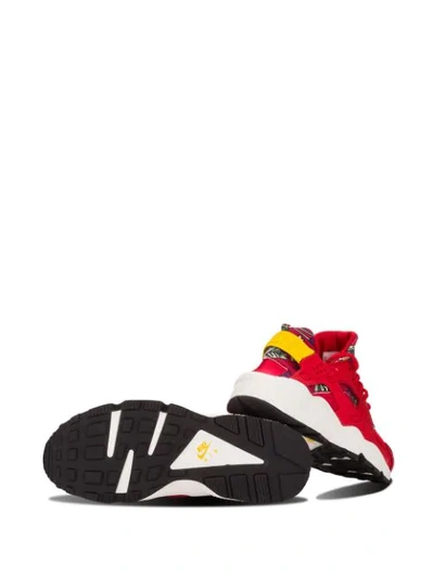 Shop Nike Air Huarache Run Sneakers In Red