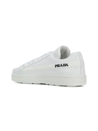 Shop Prada Lace In White