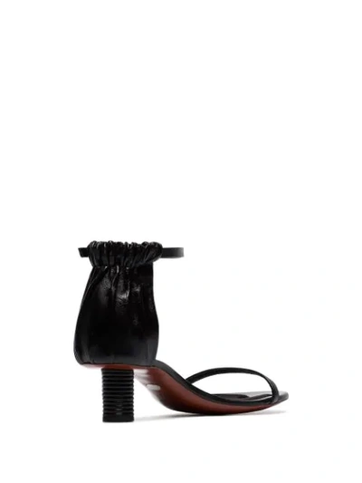 Shop Proenza Schouler Gathered Heel Sandals In Black