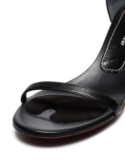 Shop Proenza Schouler Gathered Heel Sandals In Black