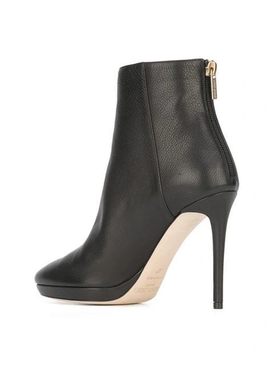 Shop Jimmy Choo Harvey 100 Ankle Boots In Black