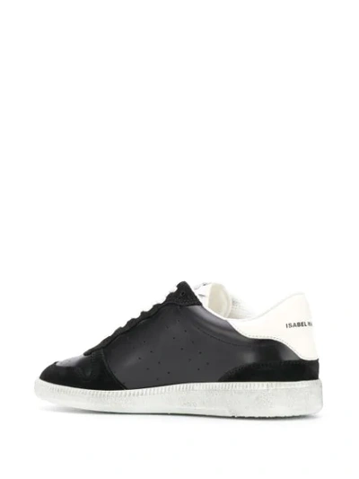 Shop Isabel Marant Bulian Logo Sneakers In Black