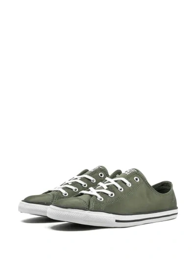 Shop Converse Ctas Dainty Ox Sneakers - Green