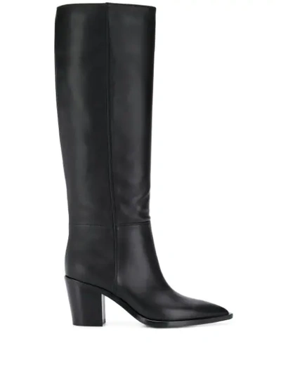 Shop Gianvito Rossi Long Length Boots In Black