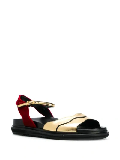 Shop Marni Sling-back Sandals In Zl884