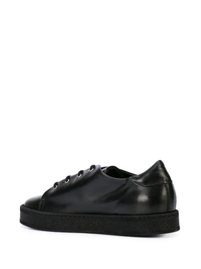 Shop Agl Attilio Giusti Leombruni Platform Sole Sneakers In Black