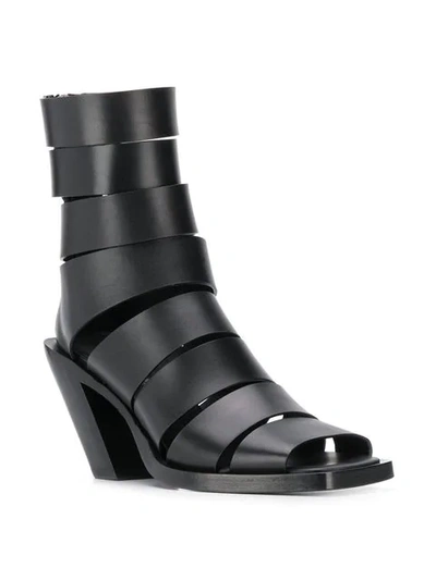 Shop Ann Demeulemeester Open-toe Sandals In Black