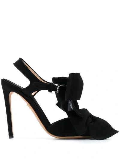 Shop Giambattista Valli Bow-tie Sandals In Black