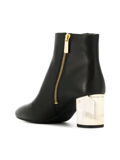 Shop Michael Michael Kors Paloma Mid-heel Boots In Black