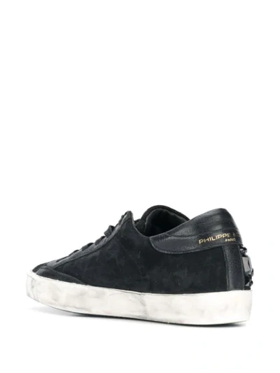 Shop Philippe Model Paris X Sneakers In Black