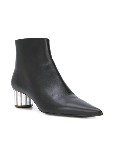 Shop Proenza Schouler Facet Heel Ankle Boots In Black