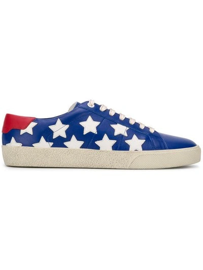 Shop Saint Laurent Court Classic Sl/06 Sneakers In Blue