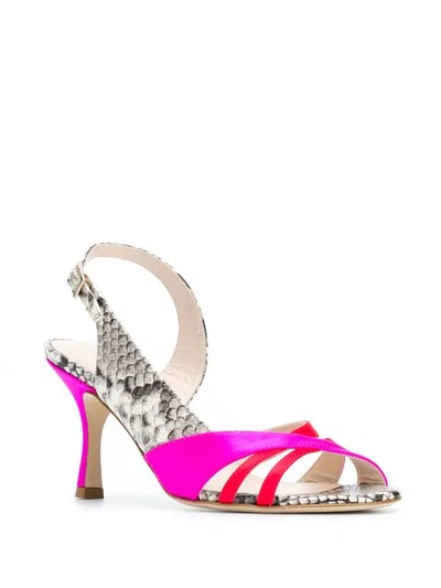 GIA COUTURE FRIDA SANDALS - 粉色