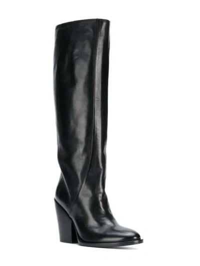 Shop A.f.vandevorst Knee Length Boots In Black