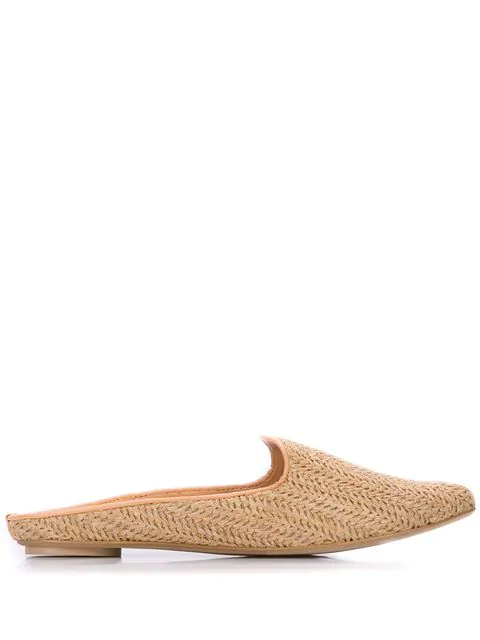 dolce vita raffia mules