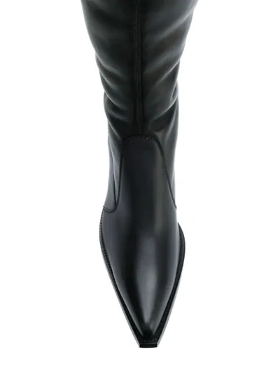 Shop Givenchy Over-the-knee Boots In Black