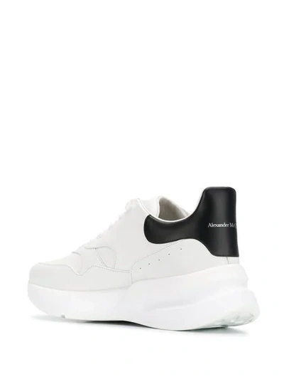 Shop Alexander Mcqueen Oversized Runner Sneakers In White