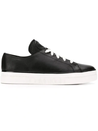Shop Calvin Klein Classic Low-top Sneakers In Black