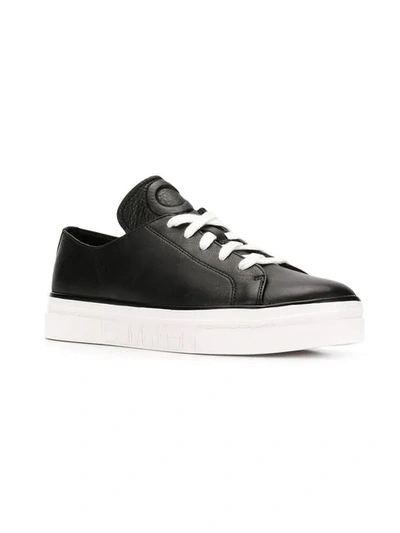 CALVIN KLEIN CALVIN KLEIN 205W39NYC E2200 BLK CALF LEATHER - 黑色