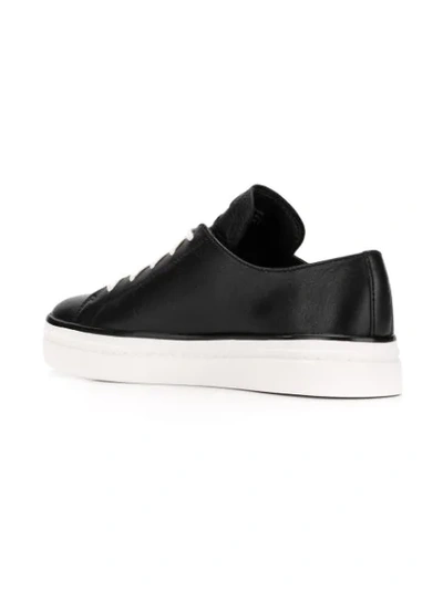 Shop Calvin Klein Classic Low-top Sneakers In Black