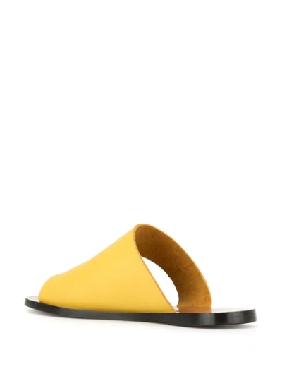 Shop Atp Atelier Rosa Sandals In Yellow