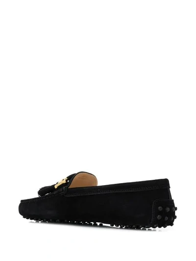 Shop Tod's Gommino Loafers In Black