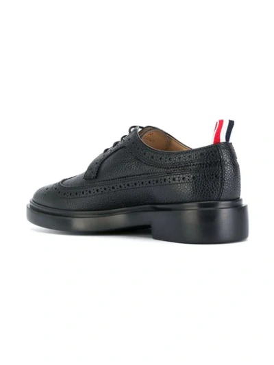 Shop Thom Browne Classic Longwing Brogues In Black