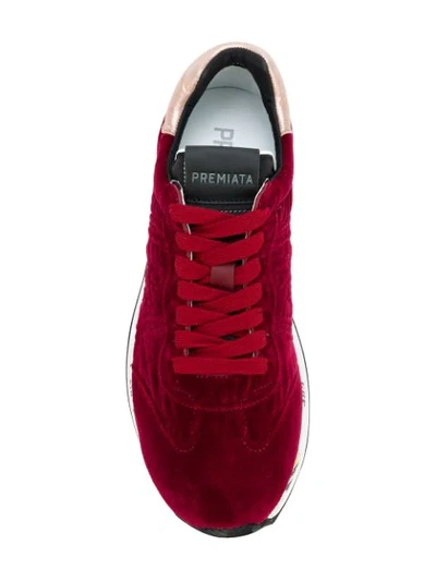 Shop Premiata Conny Sneakers In Red