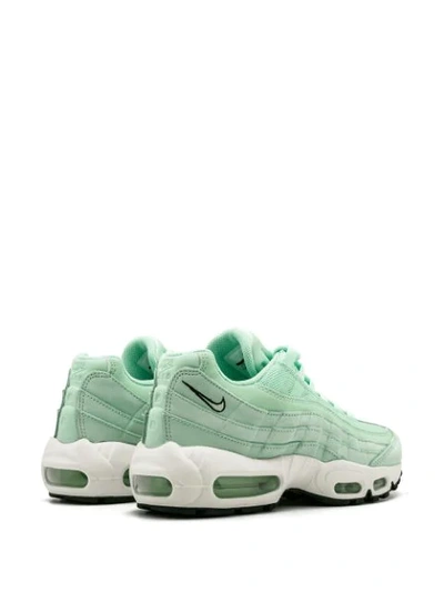 Shop Nike 'air Max 95' Sneakers In Green