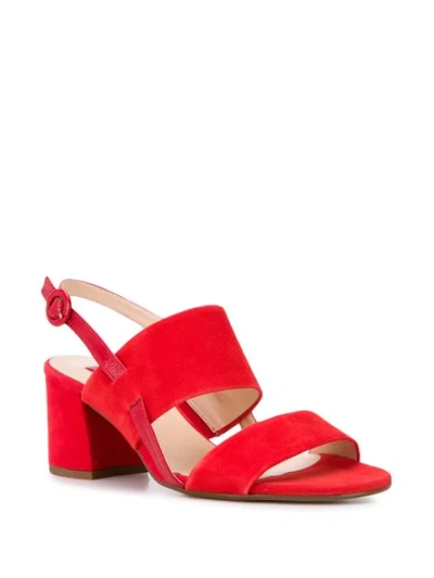 Shop Hogl Painty Sandals In Red