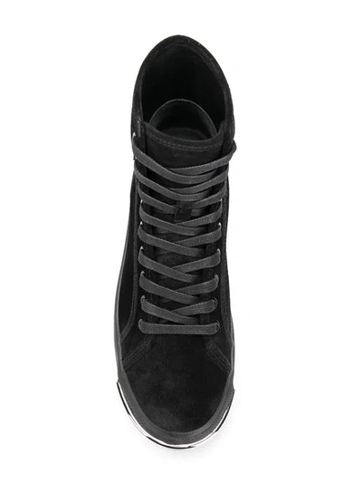 Shop Alexander Wang Pia Hi Top Sneakers In Black