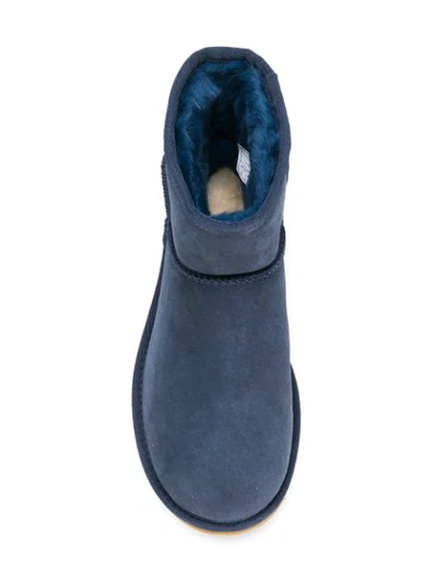 Shop Ugg Shearling Lined Boots In Blue