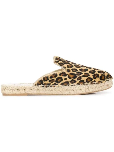 Shop Manebi Flat Espadrilles In Brown