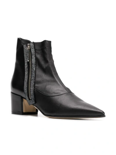 Shop Rodo Pointed Ankle Boots - Black