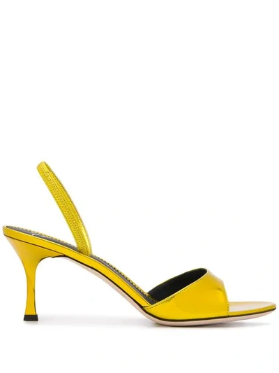 Shop Giuseppe Zanotti Kellen Sandals In Yellow